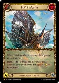 HMS Marlin (Treasure) - High Seas - Flesh and Blood TCG card
