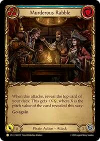 Murderous Rabble (Treasure) - High Seas - Flesh and Blood TCG card