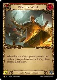 Pilfer the Wreck (Red) (Treasure) - High Seas - Flesh and Blood TCG card