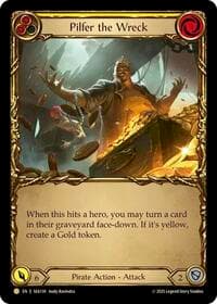 Pilfer the Wreck (Yellow) (Treasure) - High Seas - Flesh and Blood TCG card
