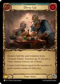 Divvy Up (Treasure) - High Seas - Flesh and Blood TCG card