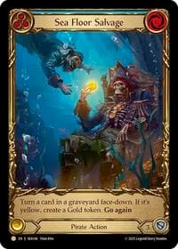 Sea Floor Salvage (Treasure) - High Seas - Flesh and Blood TCG card