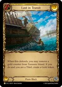 Lost in Transit (Treasure) - High Seas - Flesh and Blood TCG card