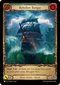 Battalion Barque (Blue) (Treasure) - High Seas - Flesh and Blood TCG card