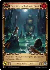 Expedition to Blackwater Strait (Treasure) - High Seas - Flesh and Blood TCG card
