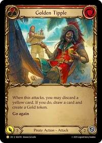 Golden Tipple (Red) (Treasure) - High Seas - Flesh and Blood TCG card