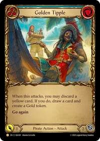 Golden Tipple (Blue) (Treasure) - High Seas - Flesh and Blood TCG card