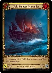 Gold Hunter Marauder (Treasure) - High Seas - Flesh and Blood TCG card