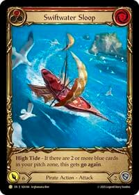 Swiftwater Sloop (Red) (Treasure) - High Seas - Flesh and Blood TCG card