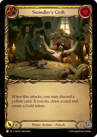 Swindler's Grift (Yellow) (Treasure) - High Seas - Flesh and Blood TCG card