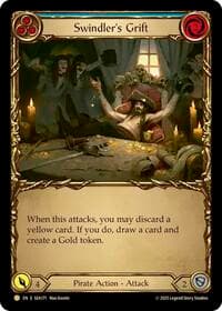 Swindler's Grift (Blue) (Treasure) - High Seas - Flesh and Blood TCG card