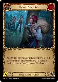 Thiev'n Varmints (Treasure) - High Seas - Flesh and Blood TCG card