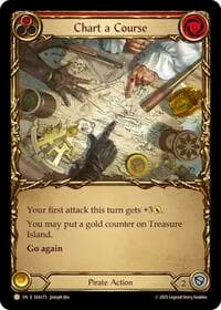 Chart a Course (Red) (Treasure) - High Seas - Flesh and Blood TCG card
