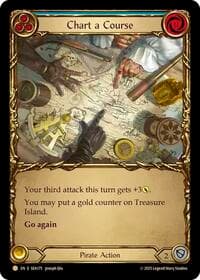 Chart a Course (Blue) (Treasure) - High Seas - Flesh and Blood TCG card