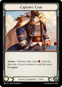 Captain's Coat (Treasure) - High Seas - Flesh and Blood TCG card