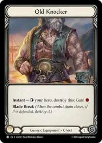 Old Knocker (Treasure) - High Seas - Flesh and Blood TCG card