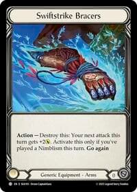 Swiftstrike Bracers (Treasure) - High Seas - Flesh and Blood TCG card