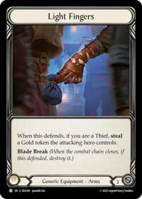 Light Fingers (Treasure) - High Seas - Flesh and Blood TCG card