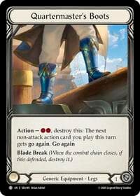 Quartermaster's Boots (Treasure) - High Seas - Flesh and Blood TCG card