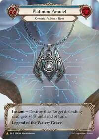 Platinum Amulet (Treasure) - High Seas - Flesh and Blood TCG card