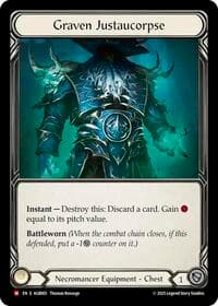 Graven Justaucorpse - Armory Deck: Gravy Bones - Flesh and Blood TCG card