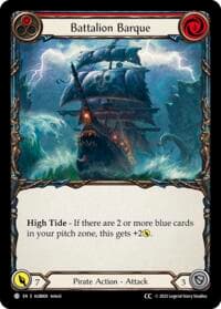 Battalion Barque (Red) (CC Tag) - Armory Deck: Gravy Bones - Flesh and Blood TCG card