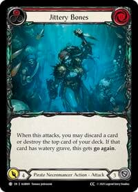 Jittery Bones (Red) (CC Tag) - Armory Deck: Gravy Bones - Flesh and Blood TCG card