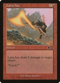 Lava Axe - Urza's Legacy - Magic: The Gathering card