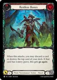 Restless Bones (Red) - Armory Deck: Gravy Bones - Flesh and Blood TCG card