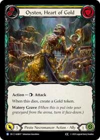 Oysten, Heart of Gold (CC Tag) - Armory Deck: Gravy Bones - Flesh and Blood TCG card