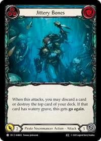Jittery Bones (Blue) (CC Tag) - Armory Deck: Gravy Bones - Flesh and Blood TCG card