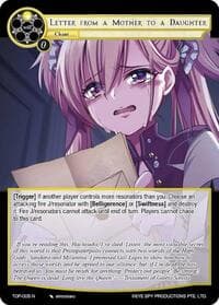 Letters from a Mother to a Daughter - Ten Oaths of Protopaterpolis' War - Force of Will card