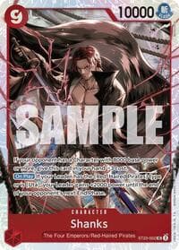 Shanks (002) - ST-23: Starter Deck 23 RED Shanks - One Piece Card Game card