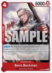 Benn.Beckman - ST-23: Starter Deck 23 RED Shanks - One Piece Card Game card