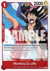 Monkey.D.Luffy - ST-23: Starter Deck 23 RED Shanks - One Piece Card Game card
