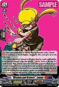 "Wisdom and Bravery", Lemon - DZ-SS05: CoroCoro Start Deck Pack - Cardfight Vanguard card