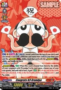Congrats G3 Grandpa - DZ-SS05: CoroCoro Start Deck Pack - Cardfight Vanguard card