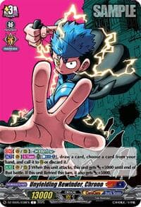Unyielding Rewinder, Chrono - DZ-SS05: CoroCoro Start Deck Pack - Cardfight Vanguard card