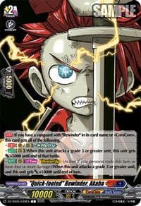 "Quick-footed" Rewinder, Akaba - DZ-SS05: CoroCoro Start Deck Pack - Cardfight Vanguard card