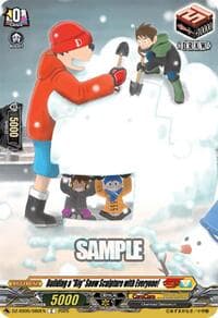 Building a "Big" Snow Sculpture with Everyone! - DZ-SS05: CoroCoro Start Deck Pack - Cardfight Vanguard card