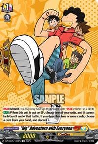 "Big" Adventure with Everyone - DZ-SS05: CoroCoro Start Deck Pack - Cardfight Vanguard card