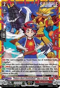 "Future Card Buddyfight" Gao & Drum (CR) - DZ-SS05: CoroCoro Start Deck Pack - Cardfight Vanguard card