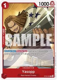 Yasopp - ST-23: Starter Deck 23 RED Shanks - One Piece Card Game card