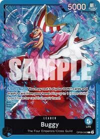 Buggy (OP09-042) - ST-25: Starter Deck 25 BLUE Buggy - One Piece Card Game card