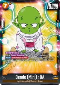 Dende (Mini) : DA (Bonus Pack Alternate Art) - Starter Deck 8: Vegeta (Mini) Super Saiyan 3 - Dragon Ball Super: Fusion World card