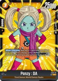 Panzy : DA (Bonus Pack Alternate Art) - Starter Deck 8: Vegeta (Mini) Super Saiyan 3 - Dragon Ball Super: Fusion World card