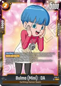 Bulma (Mini) : DA (Bonus Pack Alternate Art) - Starter Deck 8: Vegeta (Mini) Super Saiyan 3 - Dragon Ball Super: Fusion World card