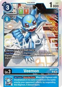 Veemon - Cyber Eden - Digimon Card Game card