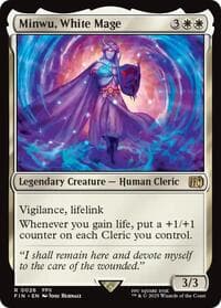 Minwu, White Mage - FINAL FANTASY - Magic: The Gathering card