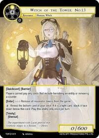 Witch of the Tower: No.13 - Ten Oaths of Protopaterpolis' War - Force of Will card
